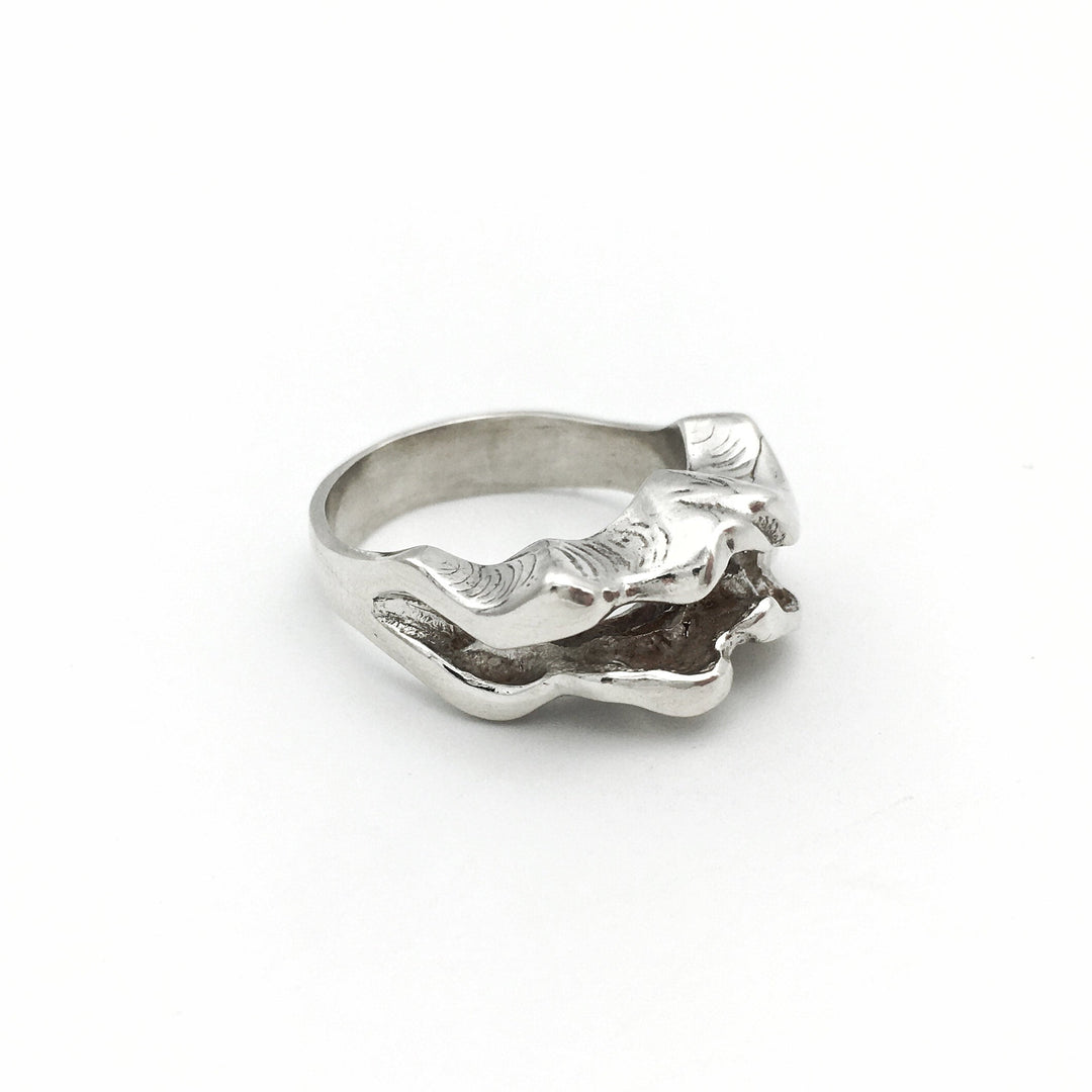 Silver Clam Ring