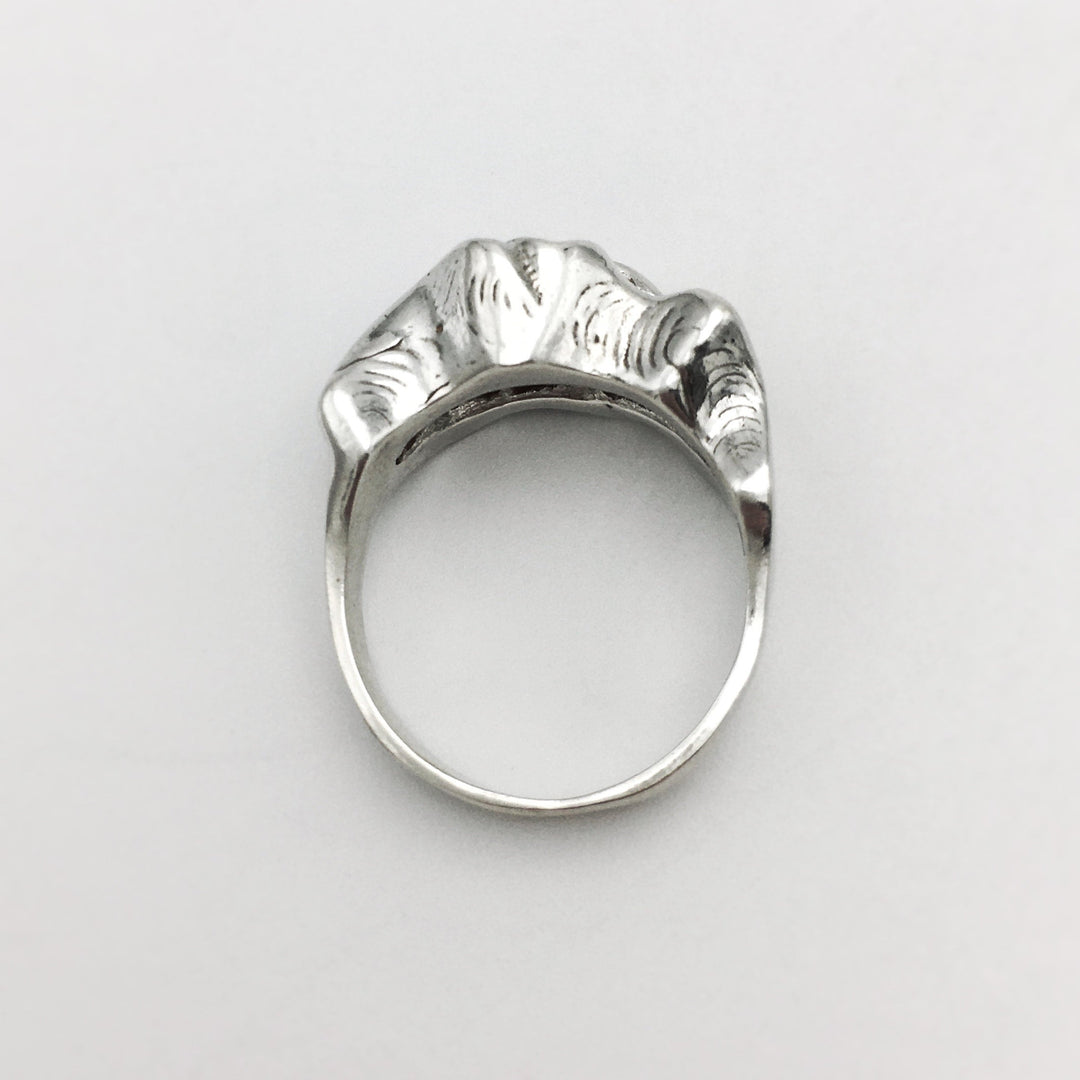 Silver Clam Ring