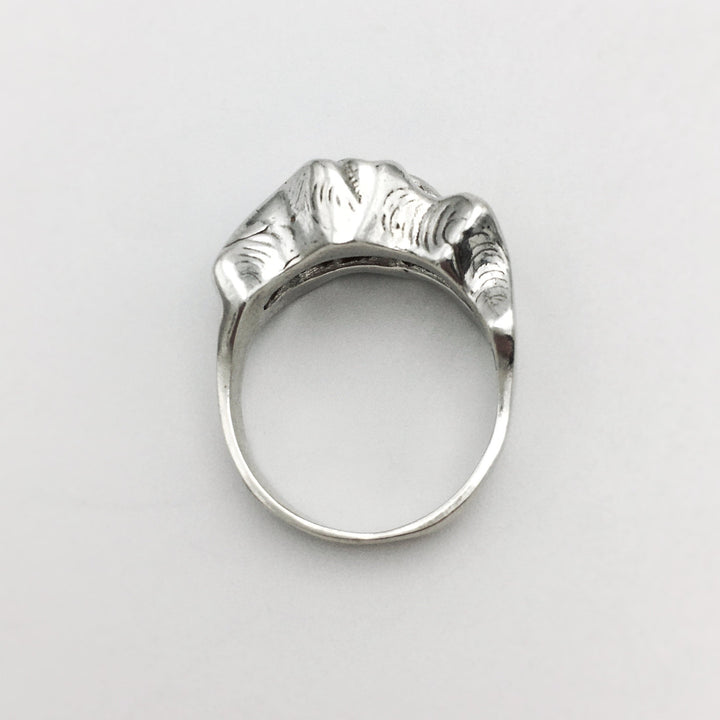 Silver Clam Ring