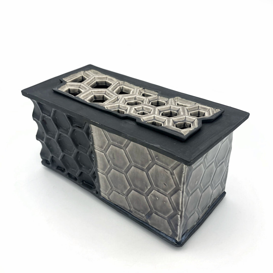 Hexagon Flower Brick Vase