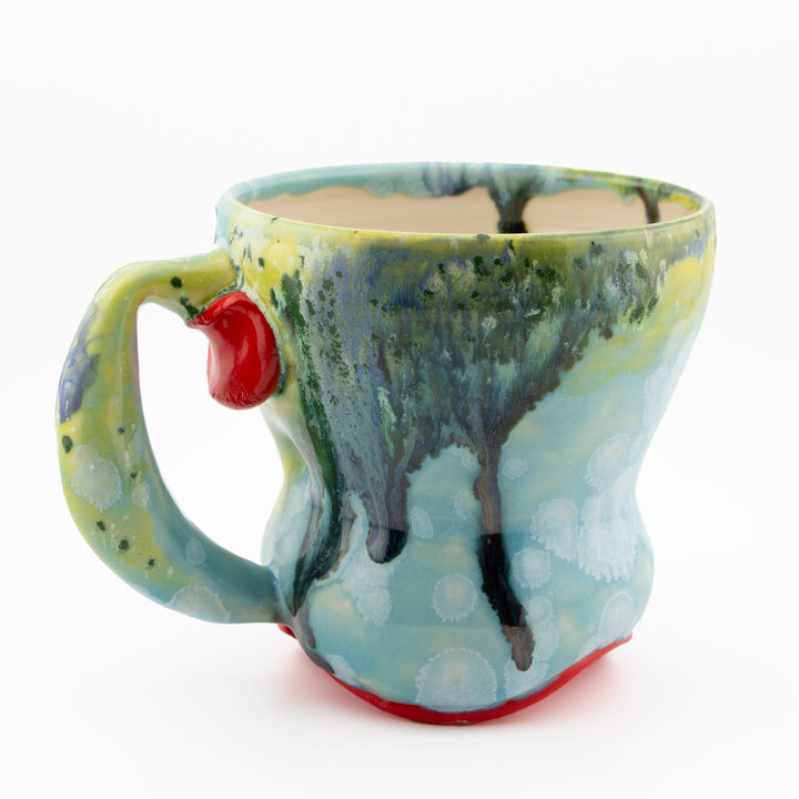 Mug, Red-Bottom, Blue