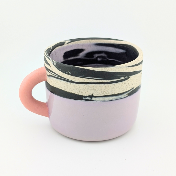 Purple and Marble Mug