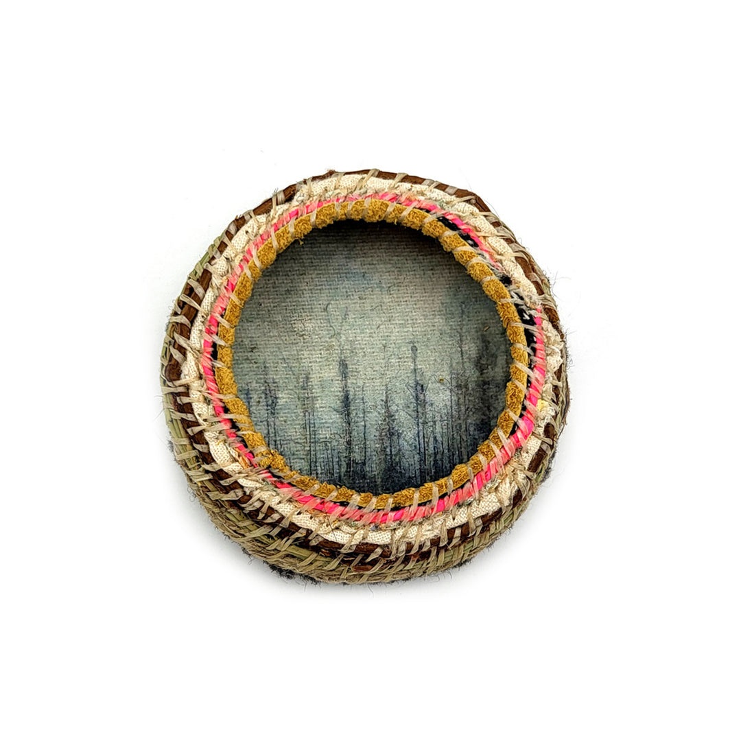 Innovative Threads: Wildfire Forest Baskets - Large