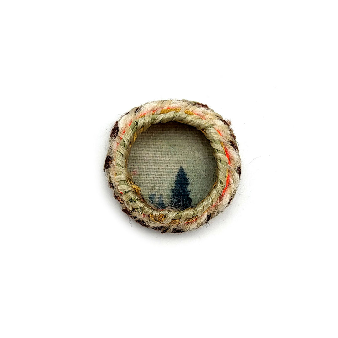 Innovative Threads: Wildfire Forest Baskets - Small