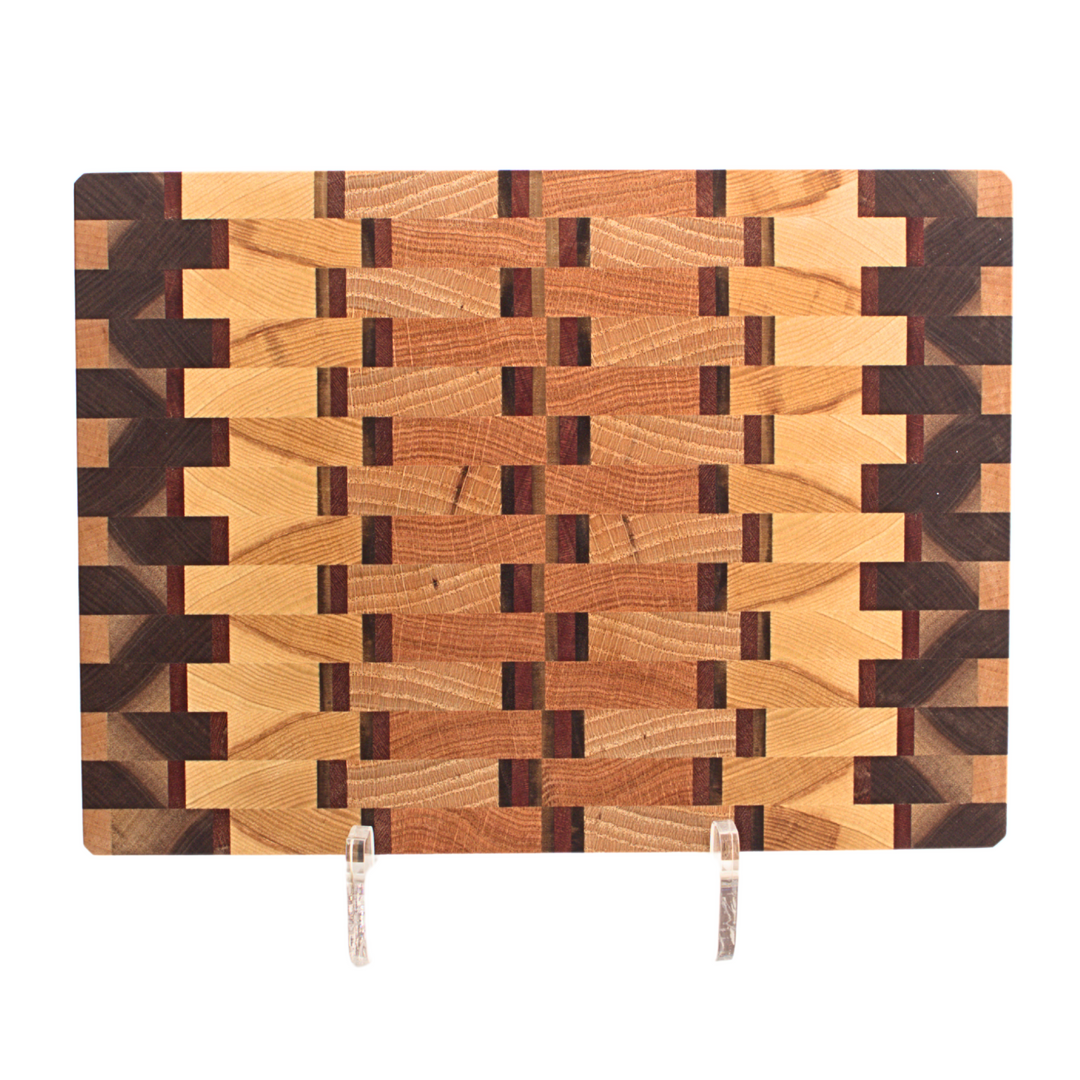 OFFSET WEAVE - Endgrain Cutting Board: Multi-Colour