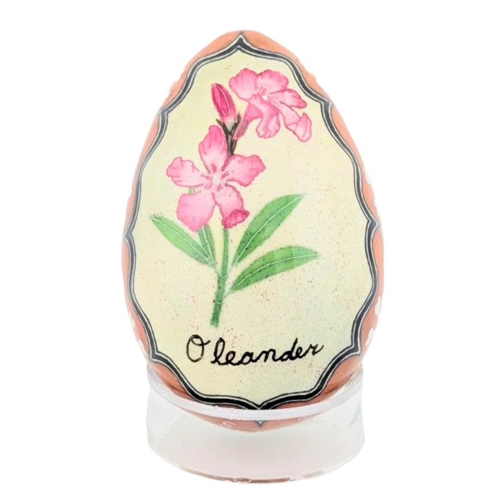 Contemporary Pysanky: Poison Garden - Oleander