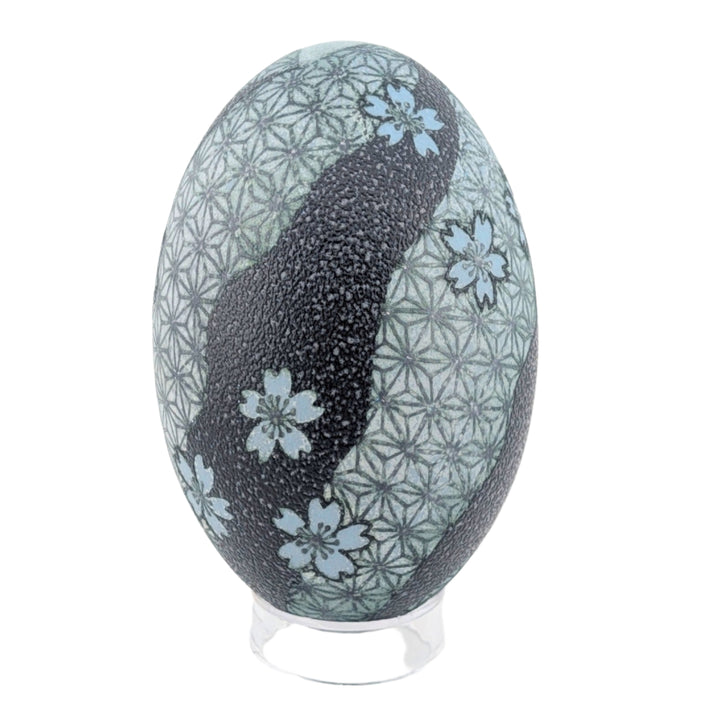 Contemporary Pysanky: Hemp and Cherry Blossoms