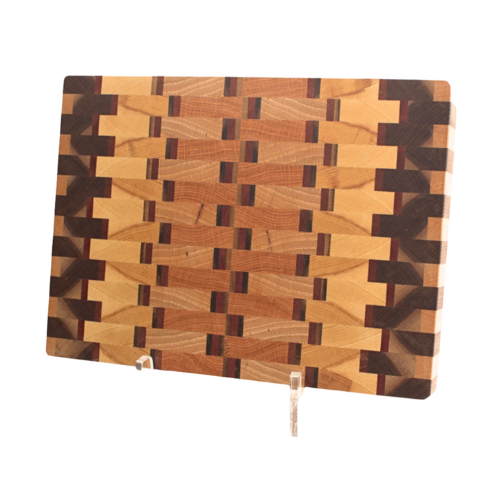 OFFSET WEAVE - Endgrain Cutting Board: Multi-Colour